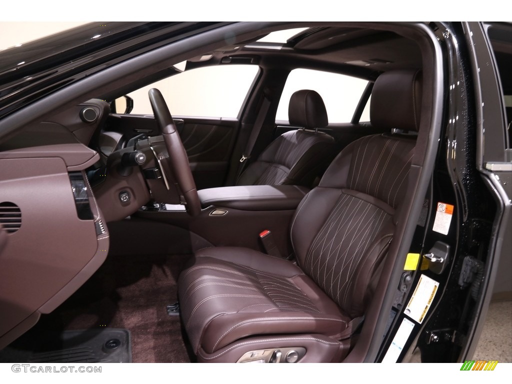 2019 LS 500 AWD - Obsidian / Noble Brown photo #5