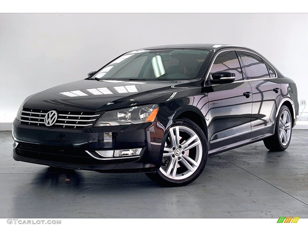Black 2014 Volkswagen Passat 1.8T SEL Premium Exterior Photo #142424607