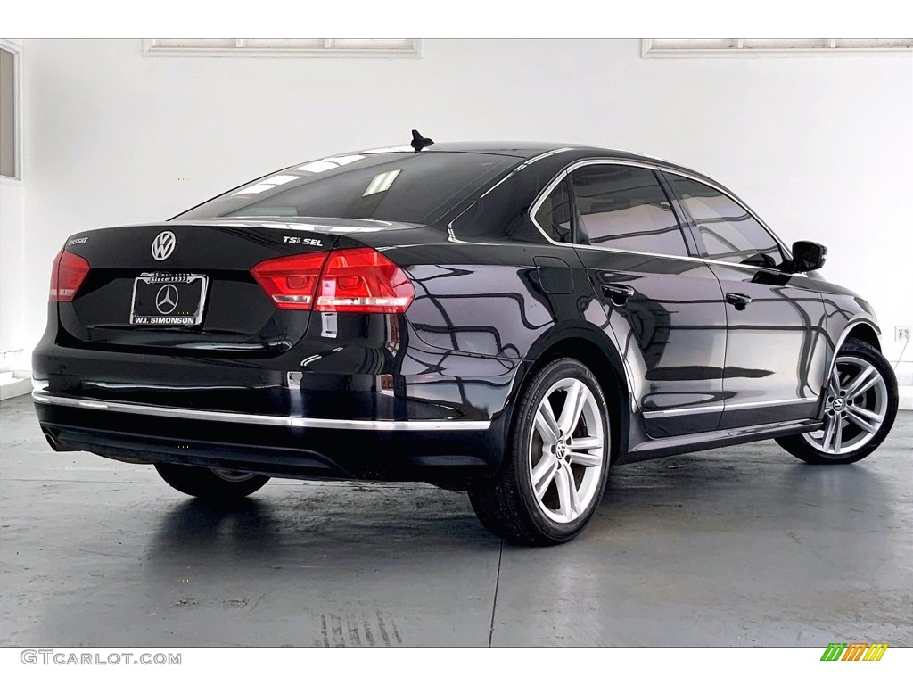 Black 2014 Volkswagen Passat 1.8T SEL Premium Exterior Photo #142424617