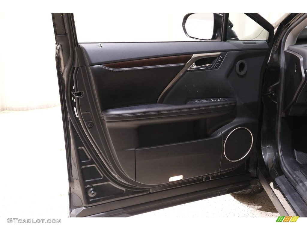 2020 Lexus RX 350 AWD Black Door Panel Photo #142424755