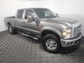 2010 Sterling Gray Metallic Ford F250 Super Duty Lariat Crew Cab 4x4  photo #3