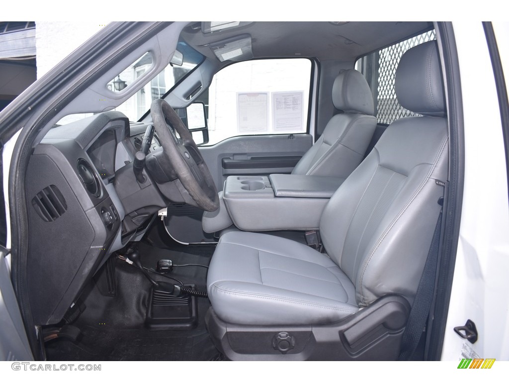 2012 Ford F350 Super Duty XL Regular Cab 4x4 Plow Truck Interior Color Photos