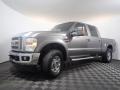 2010 Sterling Gray Metallic Ford F250 Super Duty Lariat Crew Cab 4x4  photo #8