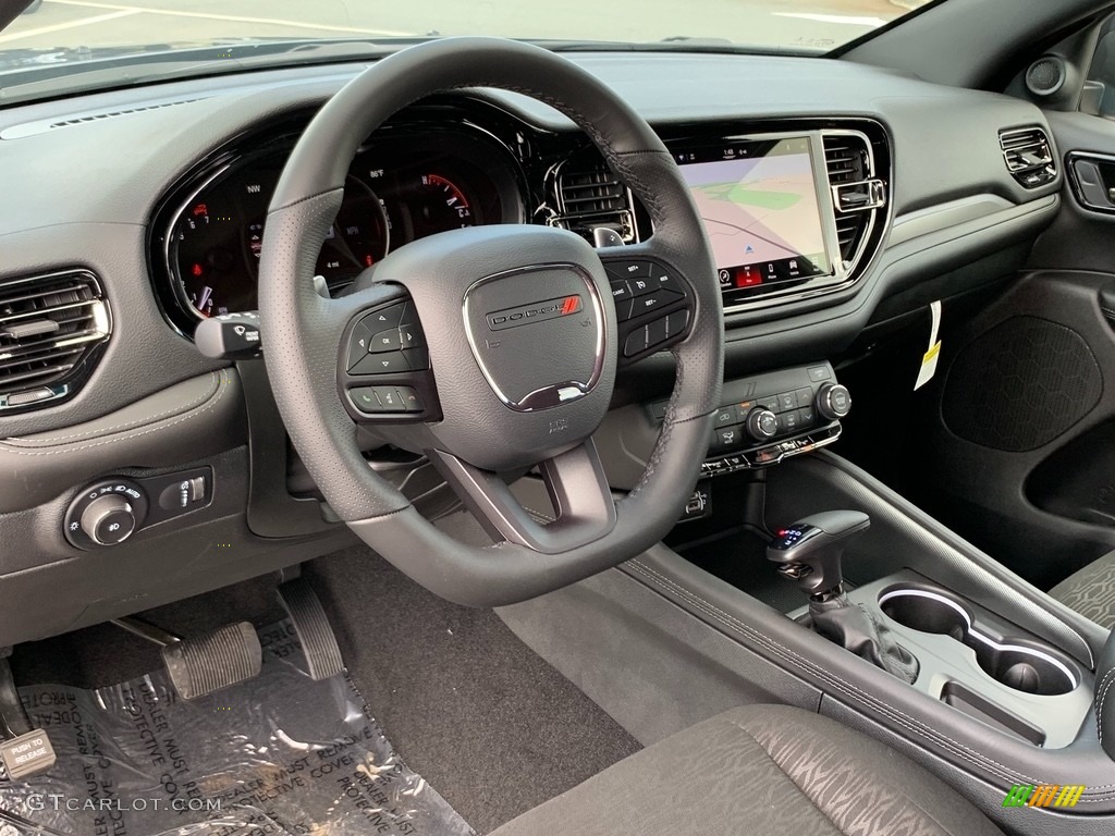 2021 Dodge Durango GT AWD Black Dashboard Photo #142426558