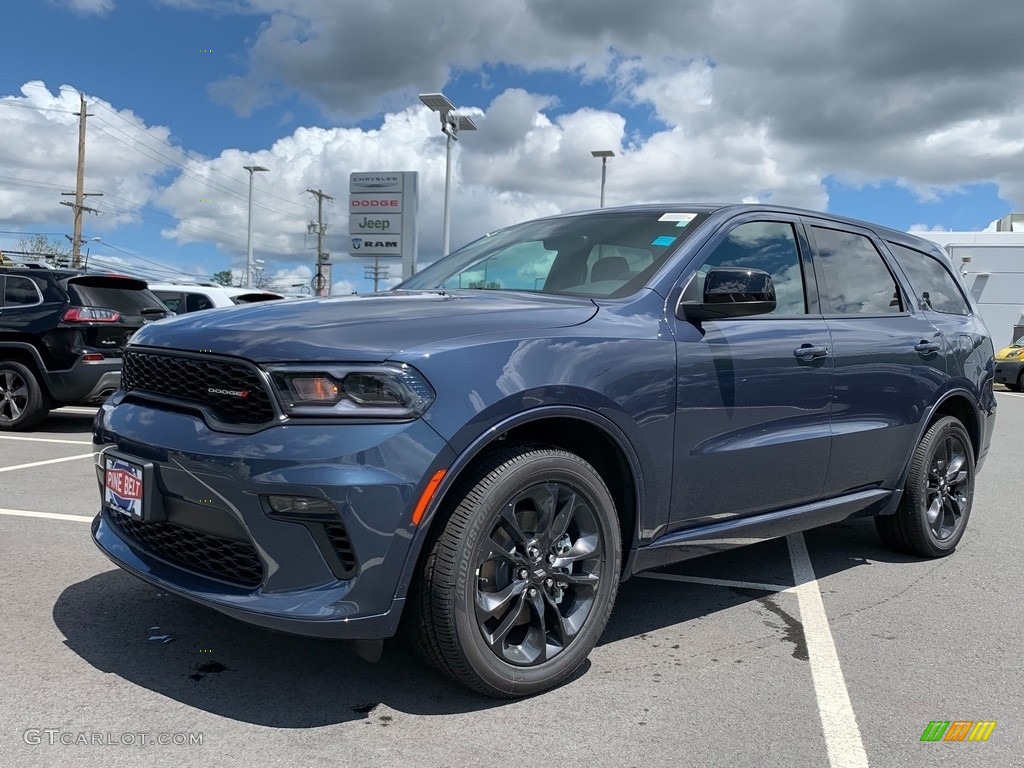 2021 Durango GT AWD - Reactor Blue Pearl / Black photo #1
