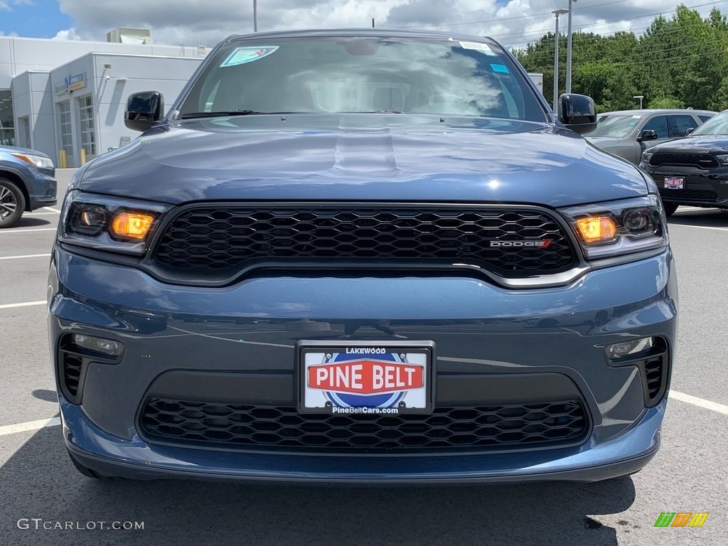 2021 Durango GT AWD - Reactor Blue Pearl / Black photo #2
