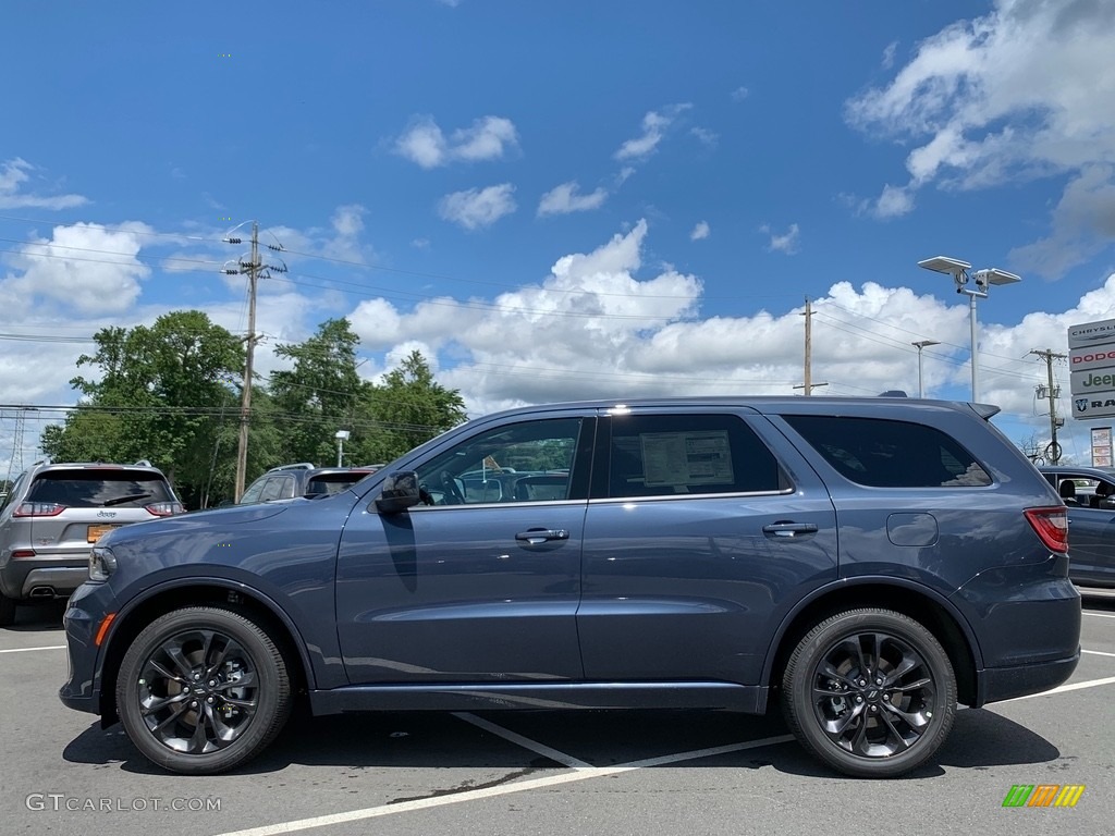Reactor Blue Pearl 2021 Dodge Durango GT AWD Exterior Photo #142426699