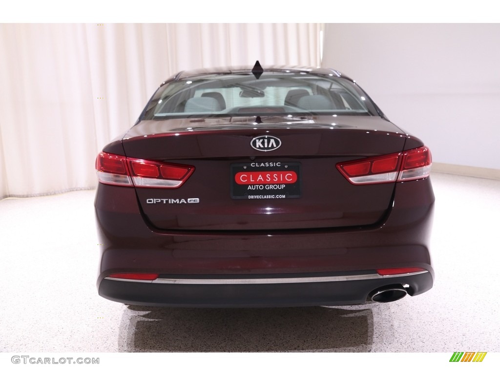 2016 Optima LX - Sangria / Beige photo #17