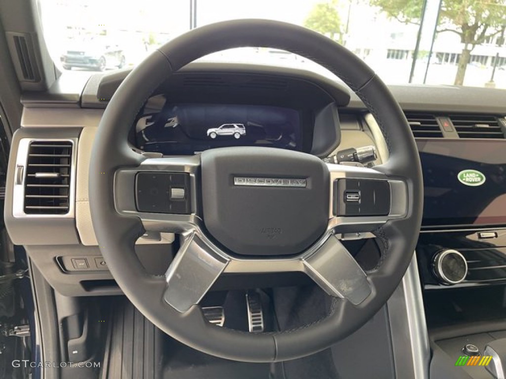 2022 Land Rover Discovery P360 S R-Dynamic Light Oyster/Ebony Steering Wheel Photo #142427821