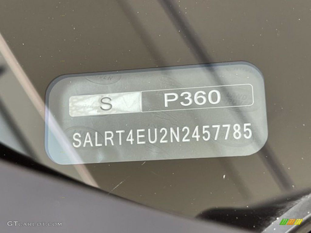 2022 Land Rover Discovery P360 S R-Dynamic Marks and Logos Photos