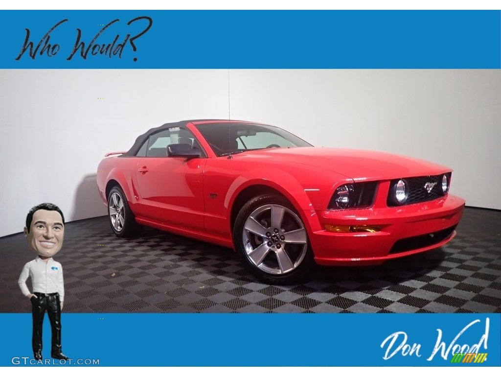 2006 Mustang GT Premium Convertible - Torch Red / Black photo #1