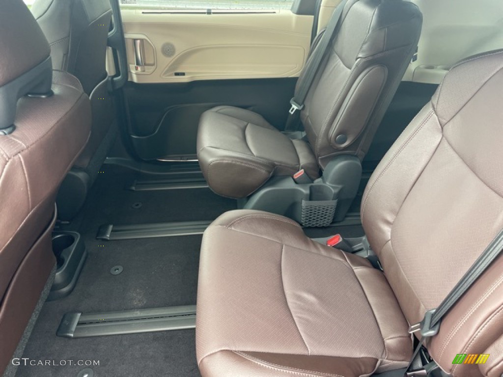 2021 Toyota Sienna Platinum AWD Hybrid Rear Seat Photo #142429717