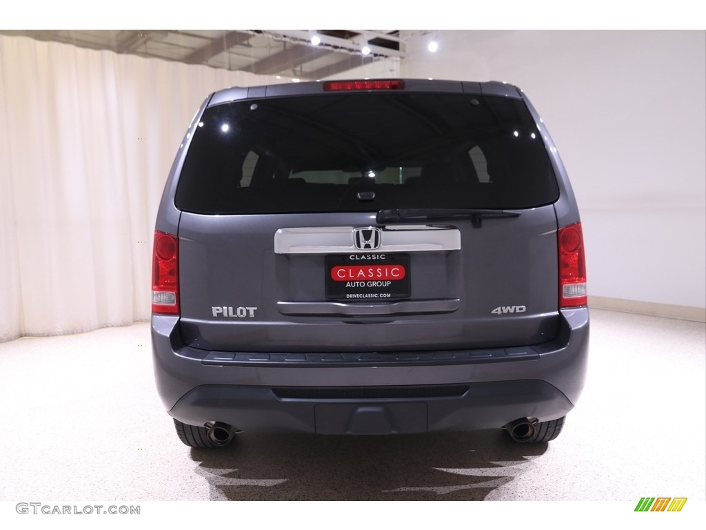 2015 Pilot EX 4WD - Modern Steel Metallic / Gray photo #20