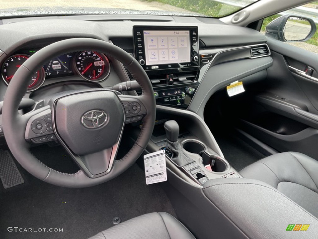 Black Interior 2021 Toyota Camry XSE Photo #142430254