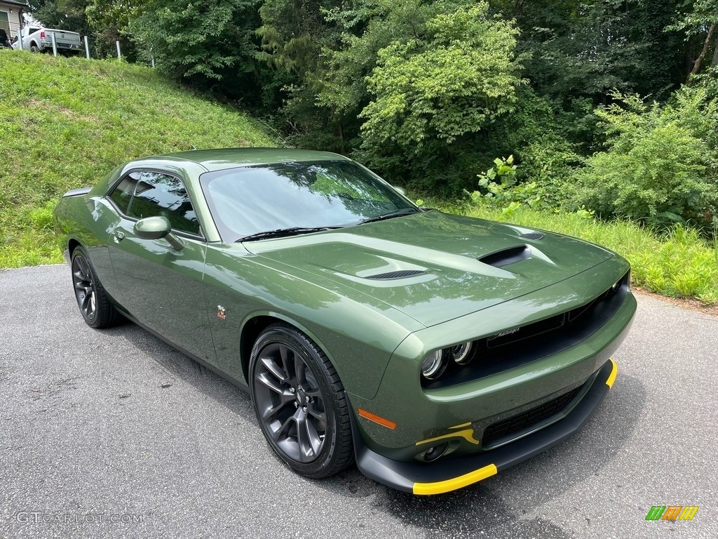 F8 Green 2021 Dodge Challenger R/T Scat Pack Exterior Photo #142430332