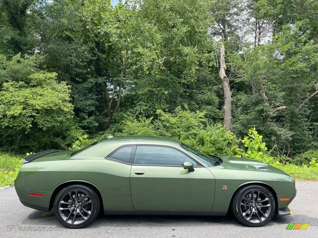 F8 Green 2021 Dodge Challenger R/T Scat Pack Exterior Photo #142430362