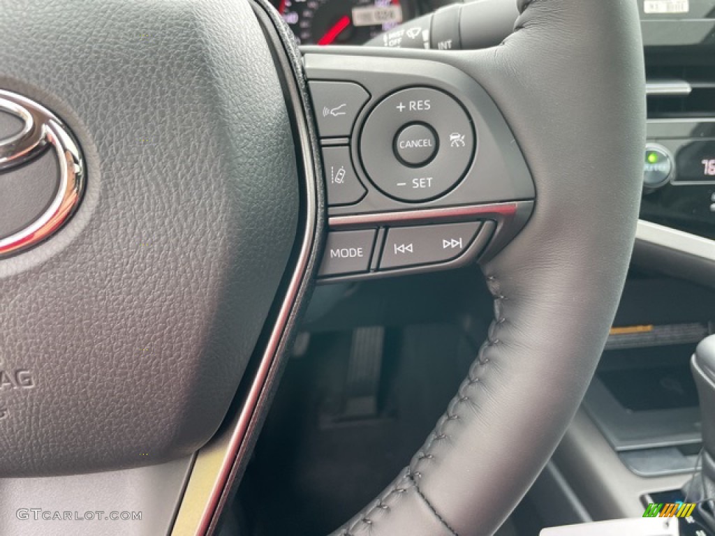 2021 Toyota Camry XSE Black Steering Wheel Photo #142430611