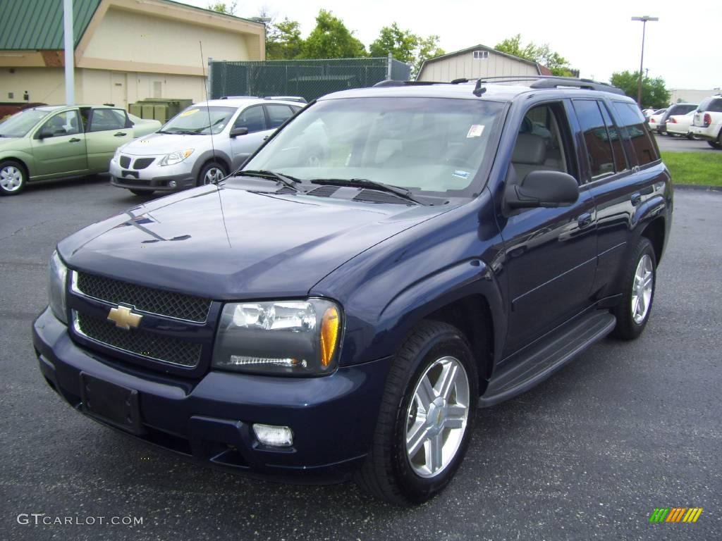 2008 TrailBlazer LT 4x4 - Imperial Blue Metallic / Light Gray photo #1