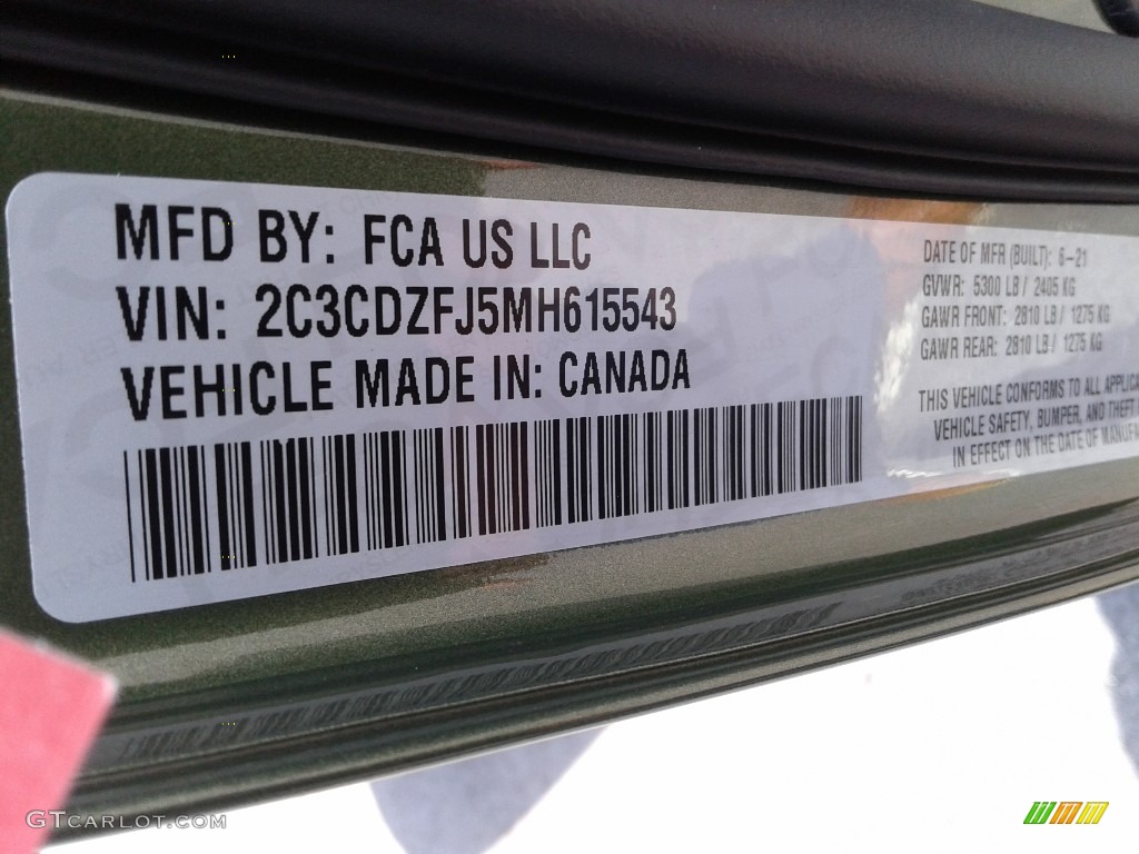 2021 Challenger R/T Scat Pack - F8 Green / Black photo #28