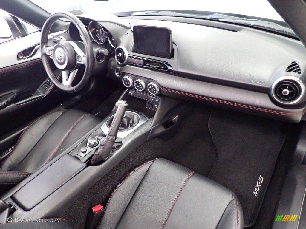 2019 Mazda MX-5 Miata RF Grand Touring Black Dashboard Photo #142431913