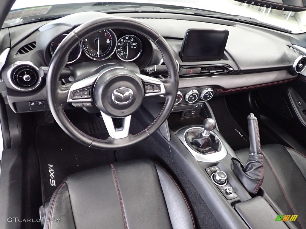 Black Interior 2019 Mazda MX-5 Miata RF Grand Touring Photo #142431979
