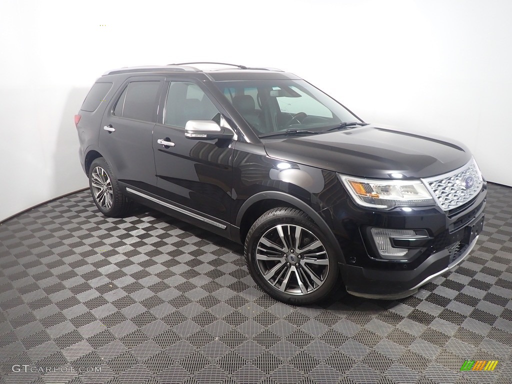 2017 Explorer Platinum 4WD - Shadow Black / Ebony Black photo #5