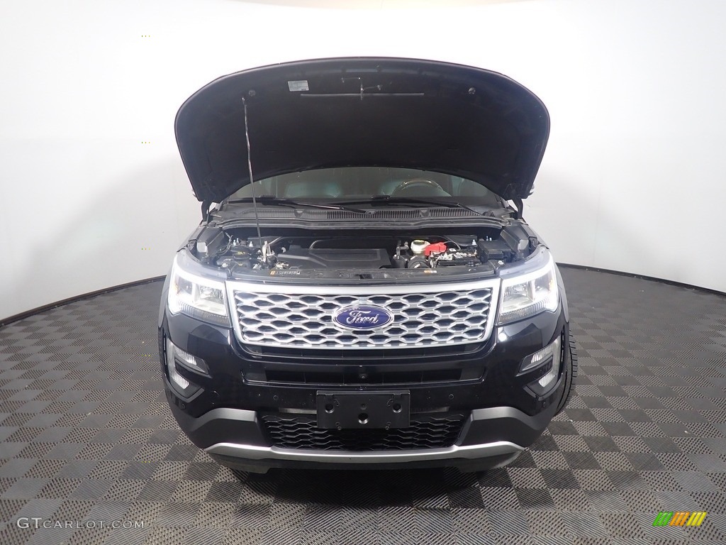 2017 Explorer Platinum 4WD - Shadow Black / Ebony Black photo #8