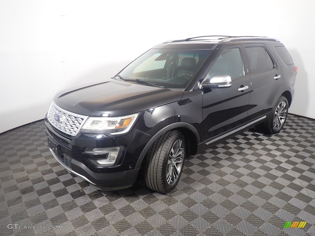 2017 Explorer Platinum 4WD - Shadow Black / Ebony Black photo #11