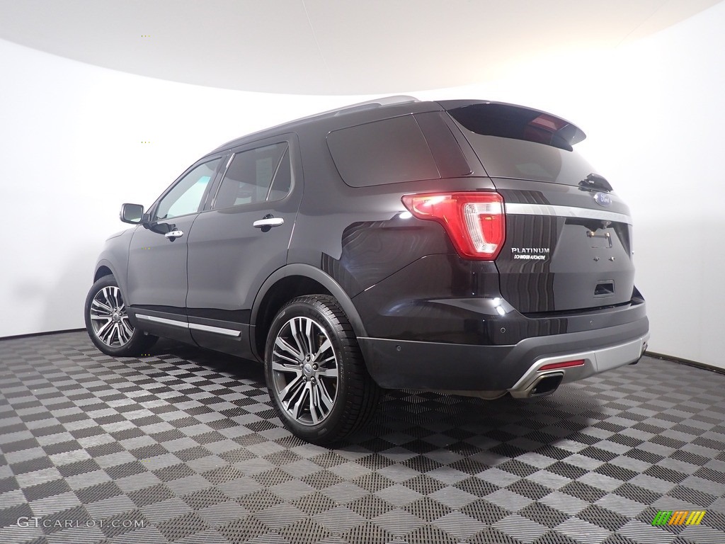 2017 Explorer Platinum 4WD - Shadow Black / Ebony Black photo #13