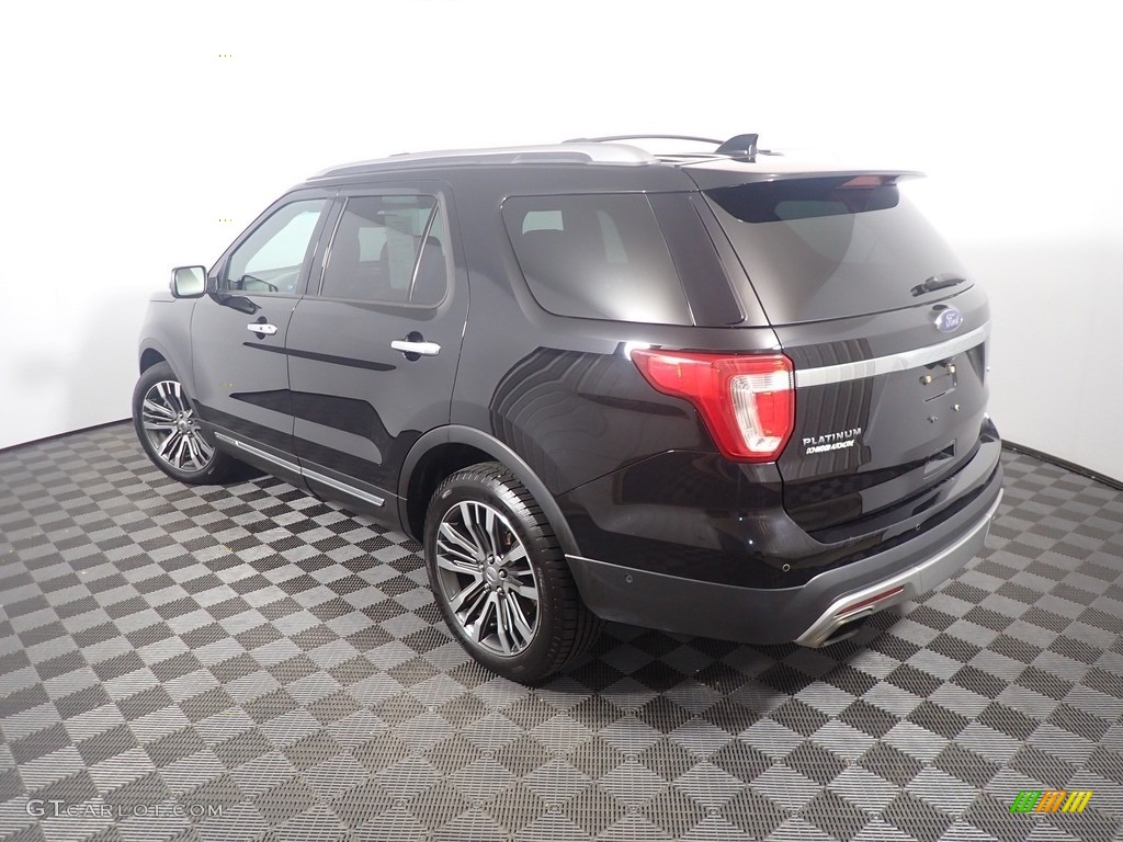 2017 Explorer Platinum 4WD - Shadow Black / Ebony Black photo #14