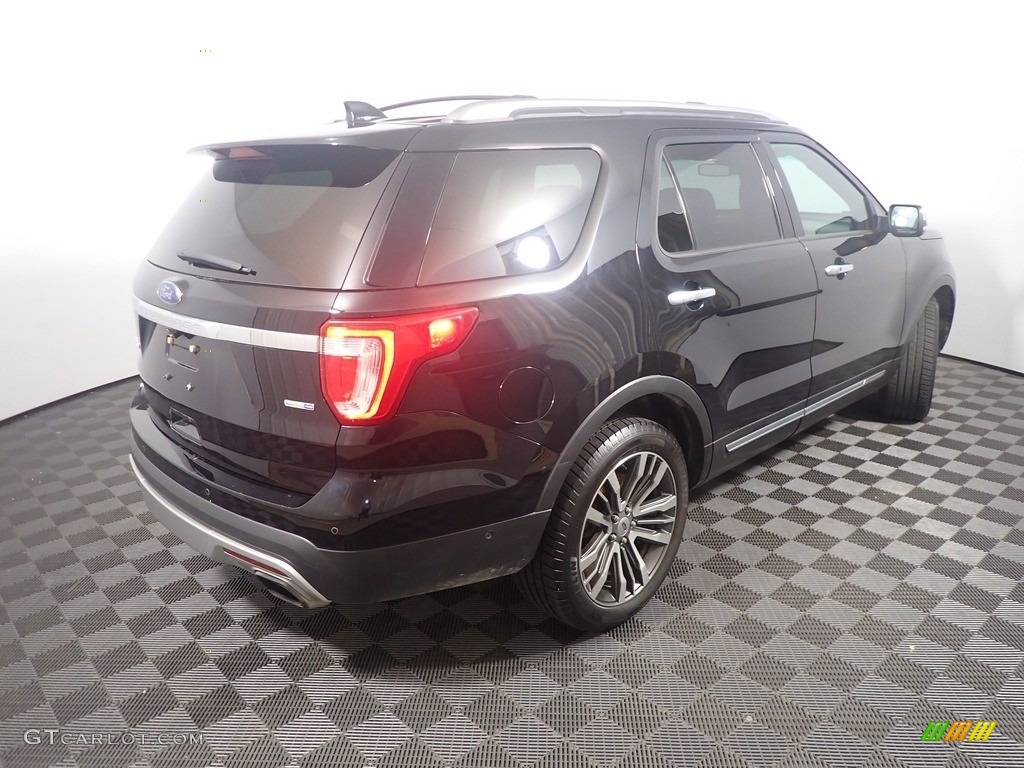 2017 Explorer Platinum 4WD - Shadow Black / Ebony Black photo #20