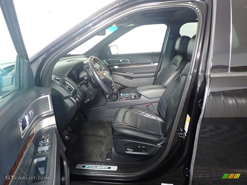 2017 Explorer Platinum 4WD - Shadow Black / Ebony Black photo #26