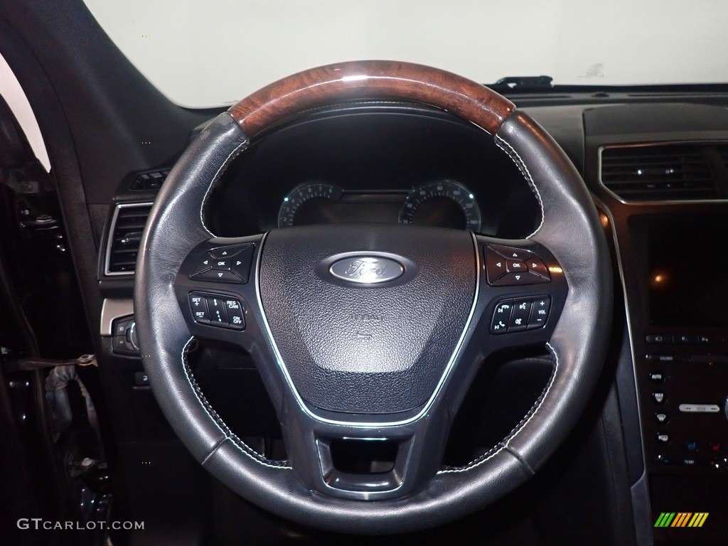 2017 Explorer Platinum 4WD - Shadow Black / Ebony Black photo #31