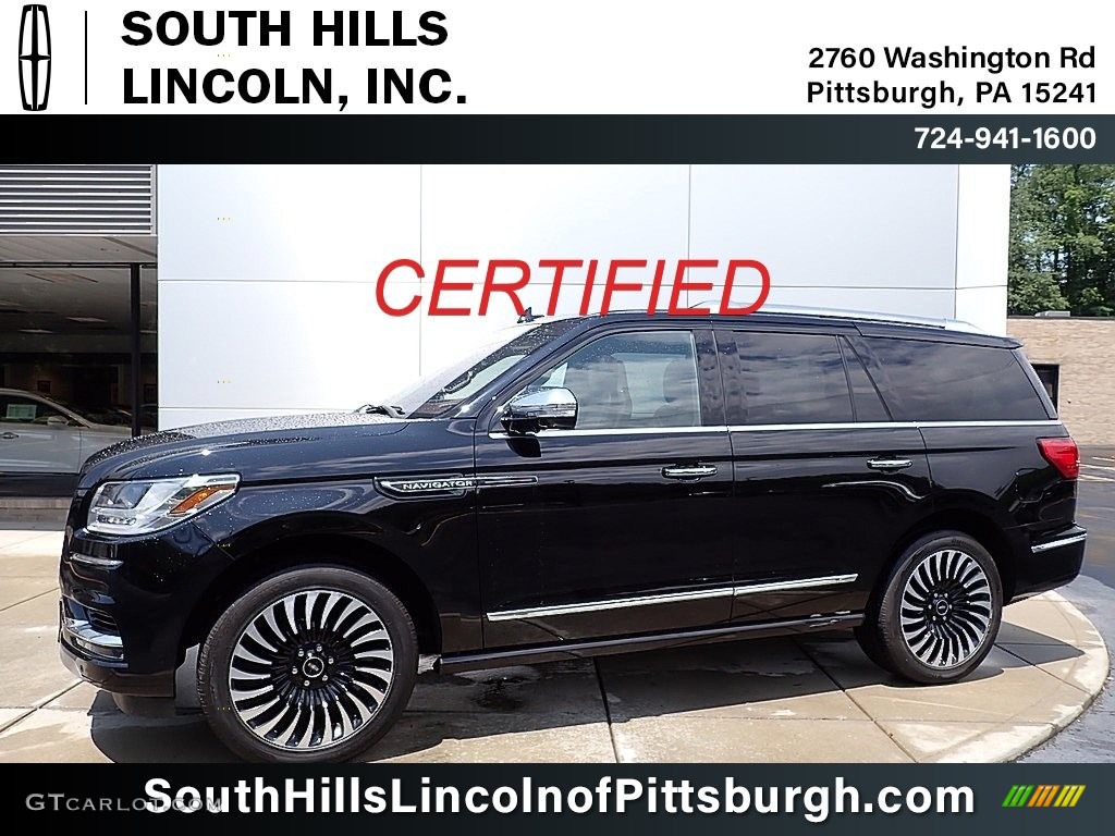 2018 Navigator Black Label 4x4 - Black Velvet / Mahogany Red photo #1