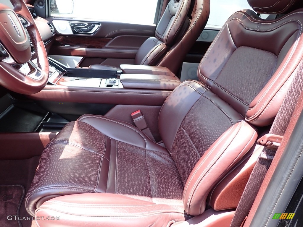2018 Lincoln Navigator Black Label 4x4 Front Seat Photo #142433476