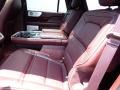 2018 Lincoln Navigator Mahogany Red Interior Rear Seat Photo