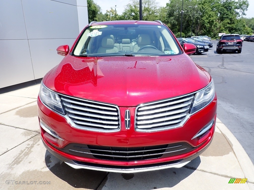 2015 MKC AWD - Ruby Red Metallic / White Sands photo #9