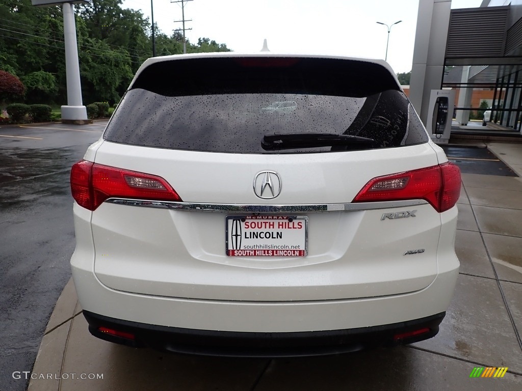 2014 RDX Technology AWD - White Diamond Pearl / Parchment photo #4