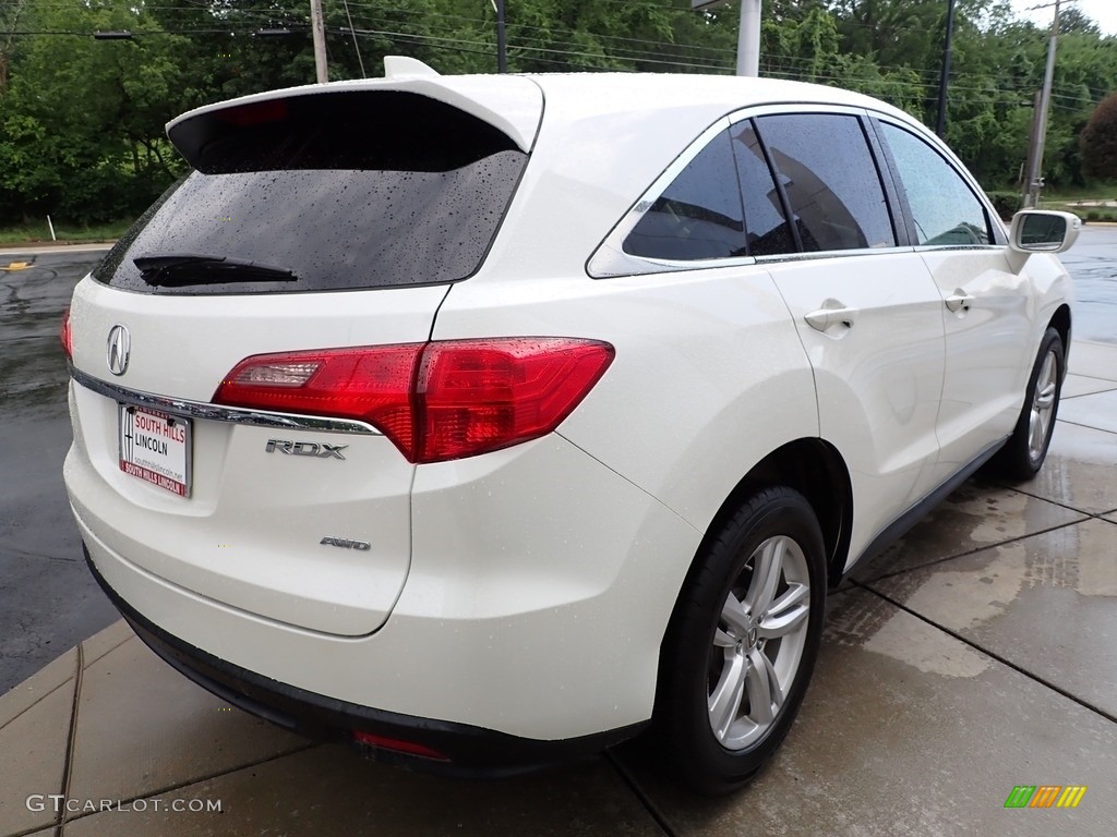 2014 RDX Technology AWD - White Diamond Pearl / Parchment photo #6