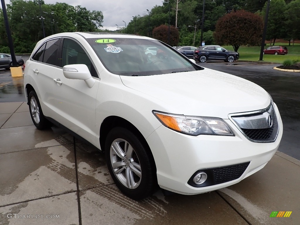 2014 RDX Technology AWD - White Diamond Pearl / Parchment photo #8
