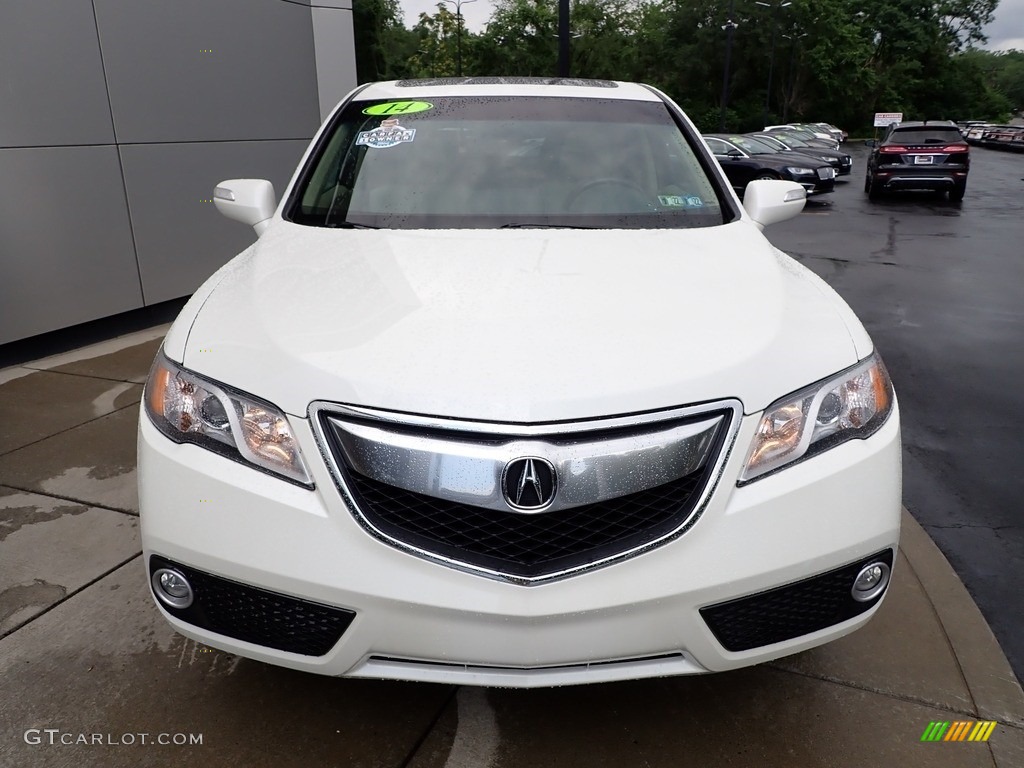2014 RDX Technology AWD - White Diamond Pearl / Parchment photo #9