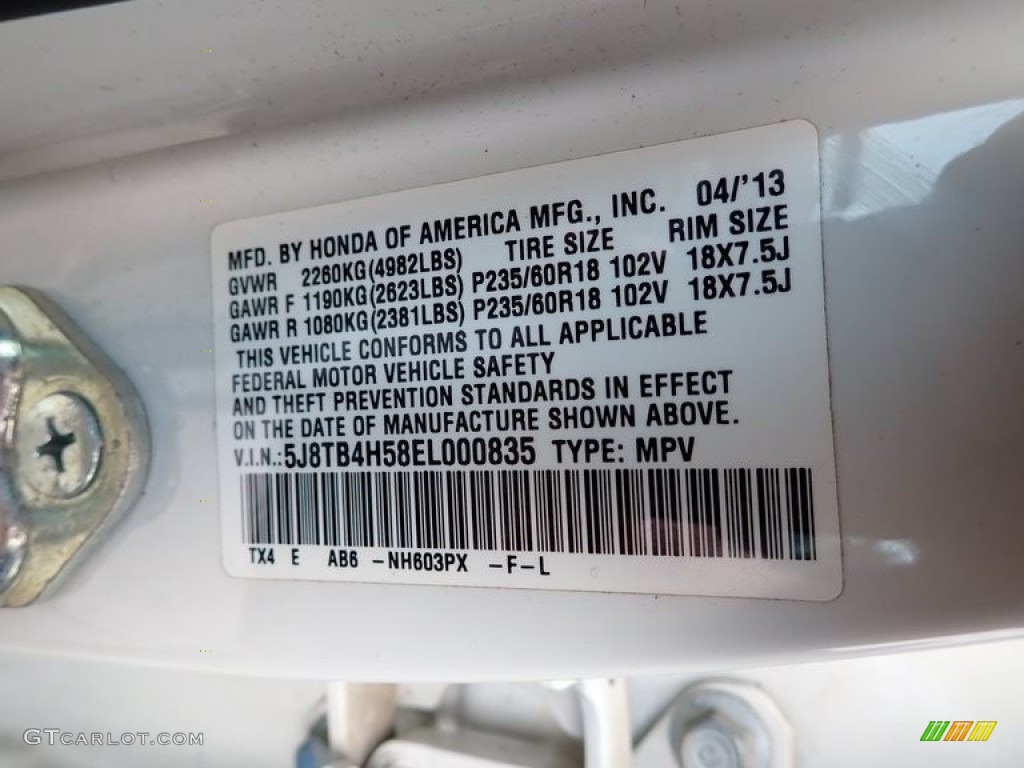 2014 RDX Technology AWD - White Diamond Pearl / Parchment photo #23