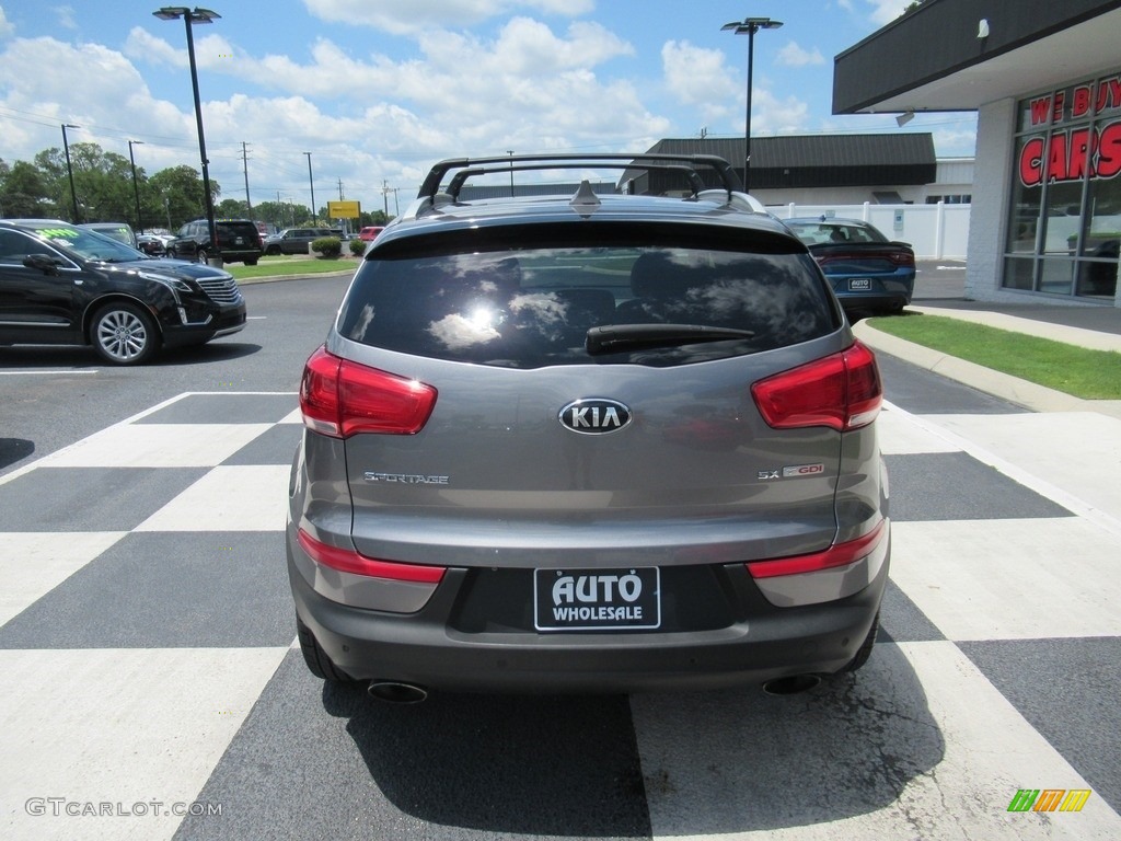 2016 Sportage SX - Mineral Silver / Black photo #4