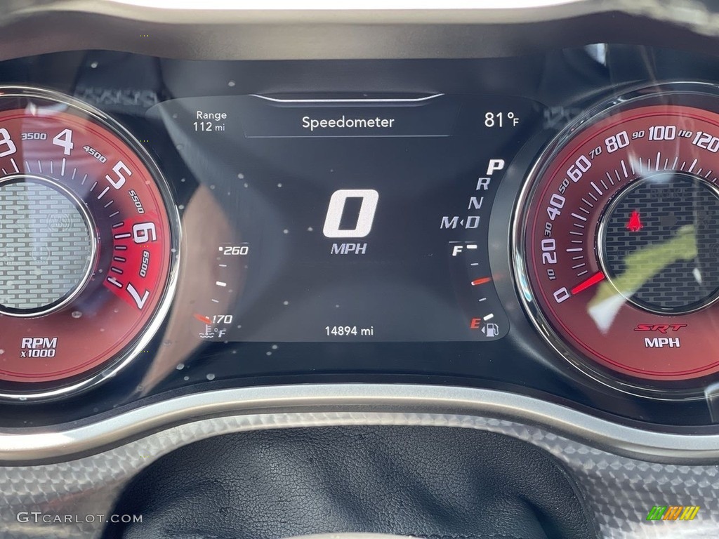 2018 Dodge Challenger SRT Hellcat Gauges Photo #142435812