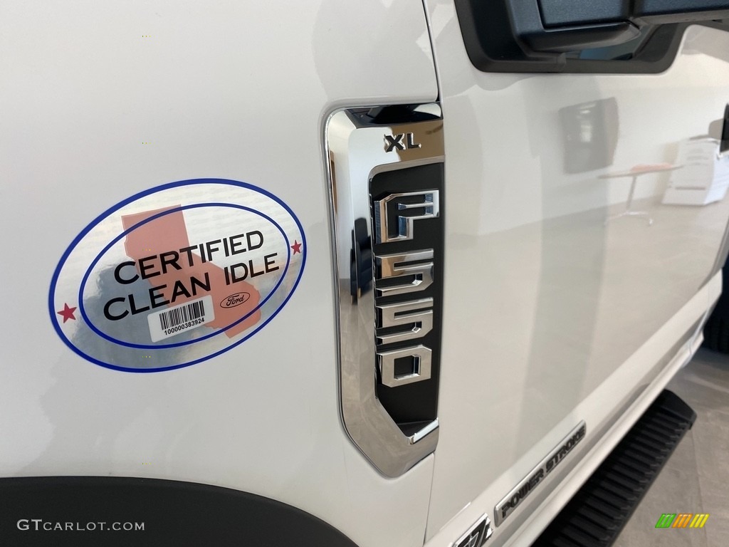 2021 Ford F550 Super Duty XL Regular Cab 4x4 Chassis Dump Truck Marks and Logos Photo #142435847