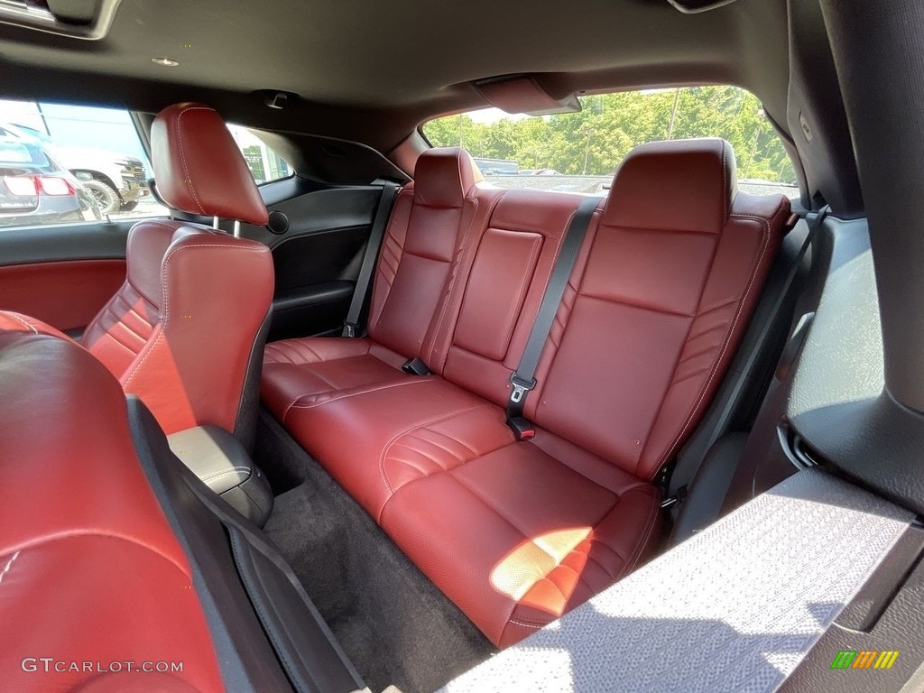 Black/Demonic Red Interior 2018 Dodge Challenger SRT Hellcat Photo #142435932