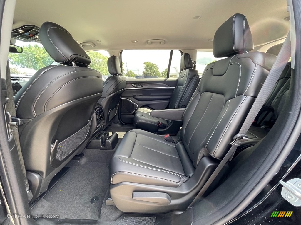 Black Interior 2021 Jeep Grand Cherokee L Limited 4x4 Photo #142435944