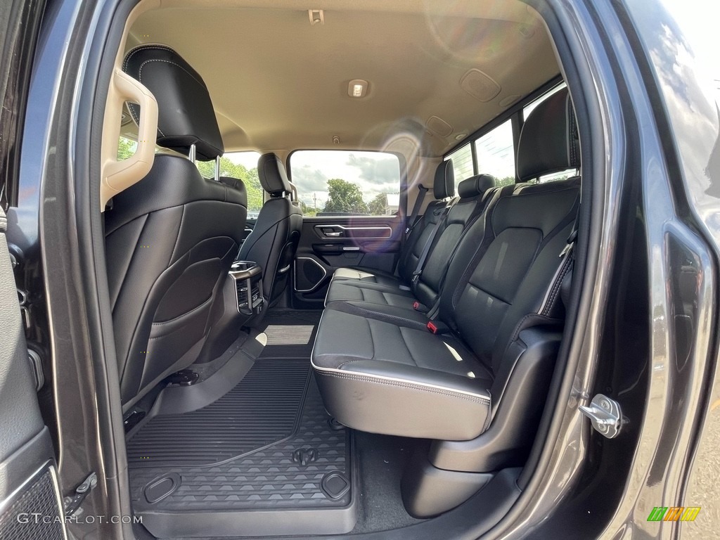 Black Interior 2021 Ram 1500 Laramie Crew Cab 4x4 Photo #142436199