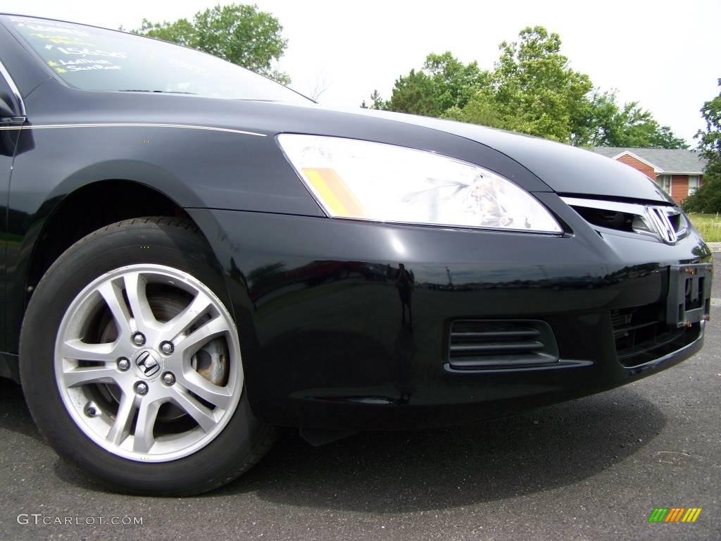 2006 Accord EX-L Sedan - Nighthawk Black Pearl / Ivory photo #2