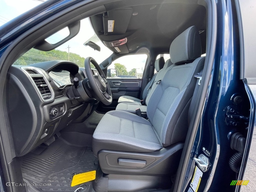 Diesel Gray/Black Interior 2021 Ram 1500 Big Horn Quad Cab 4x4 Photo #142436403